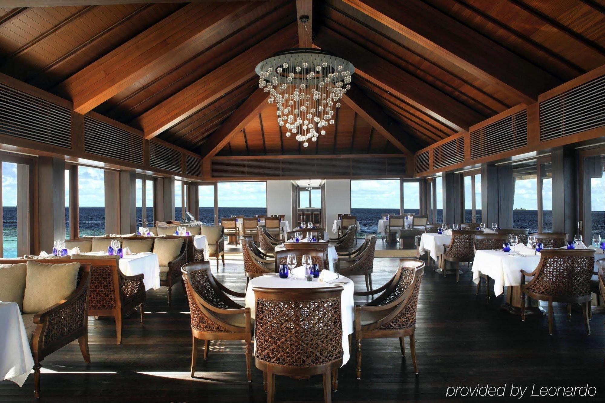 The Residence Maldives Dhigurah  Ресторан фото